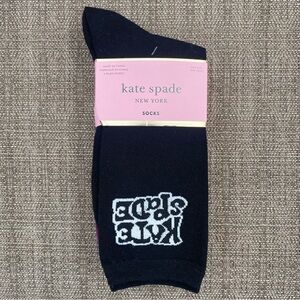 KATE SPADE Cotton Blend Crew Socks - CREW BLACK (3 pack)